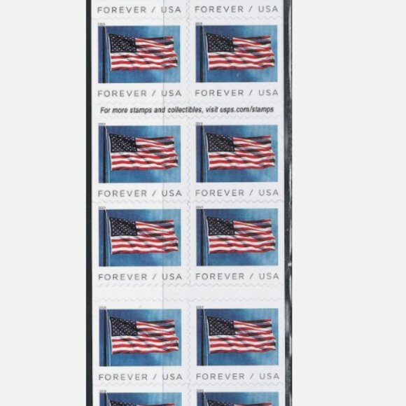 2019 American Flag Stamps 1000 Pieces - Picture 4 of 5